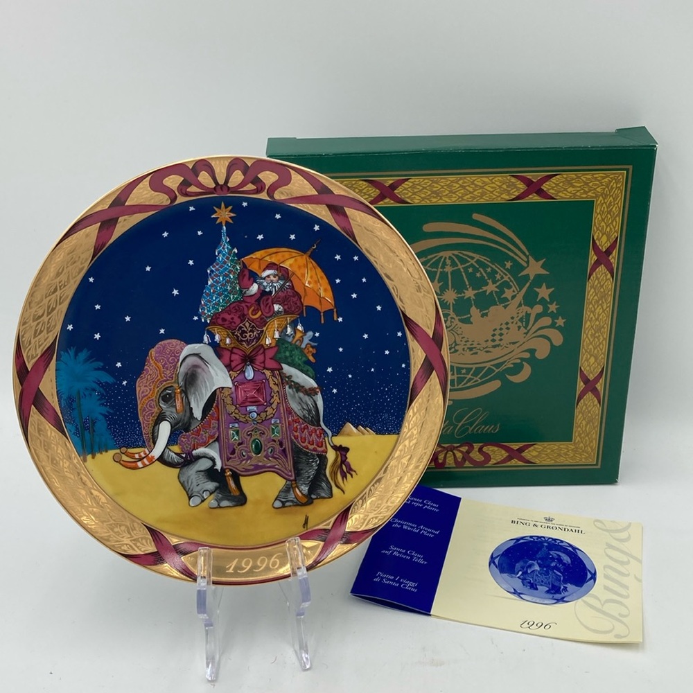 Bing & Grondahl Santa in the Orient Plate 1996